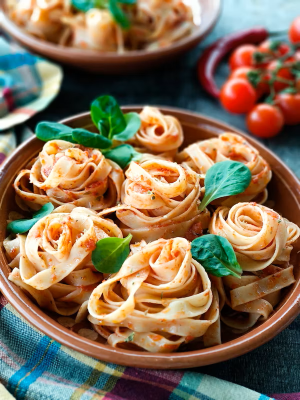 Billig veckomeny – enkel pasta med frön och grönsaker